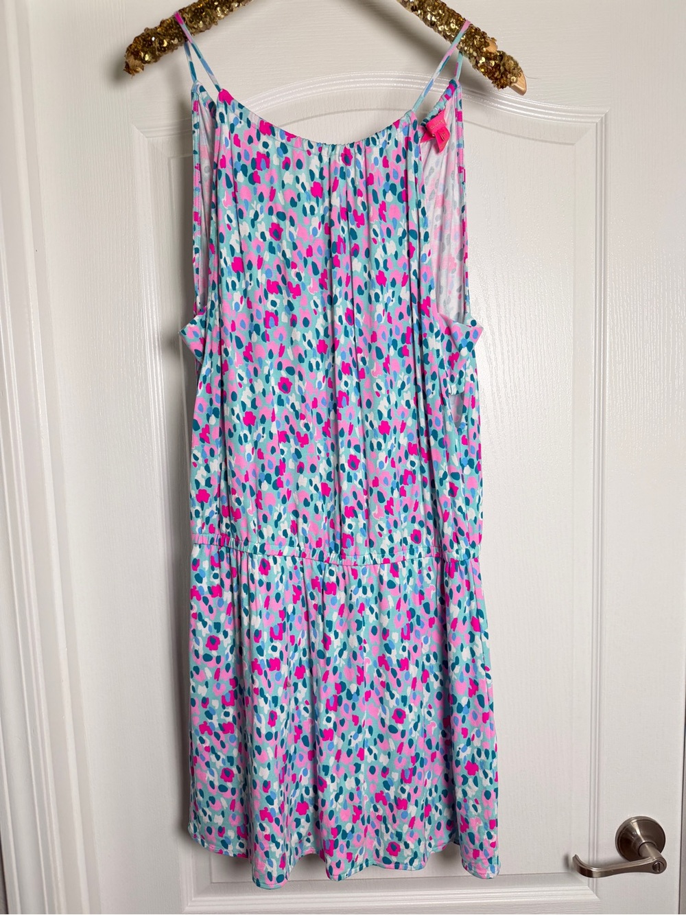 Lilly Pulitzer Gianni Skort Romper in Multi Hottie Dottie print